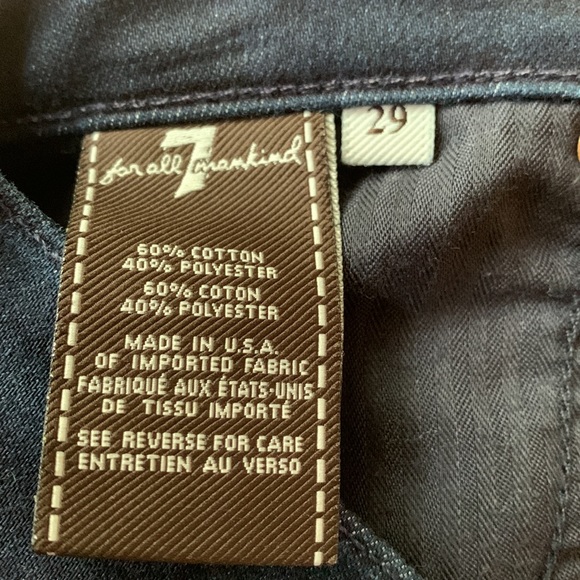 7 for all mankind Blue Jeans, 29 - Picture 5 of 7